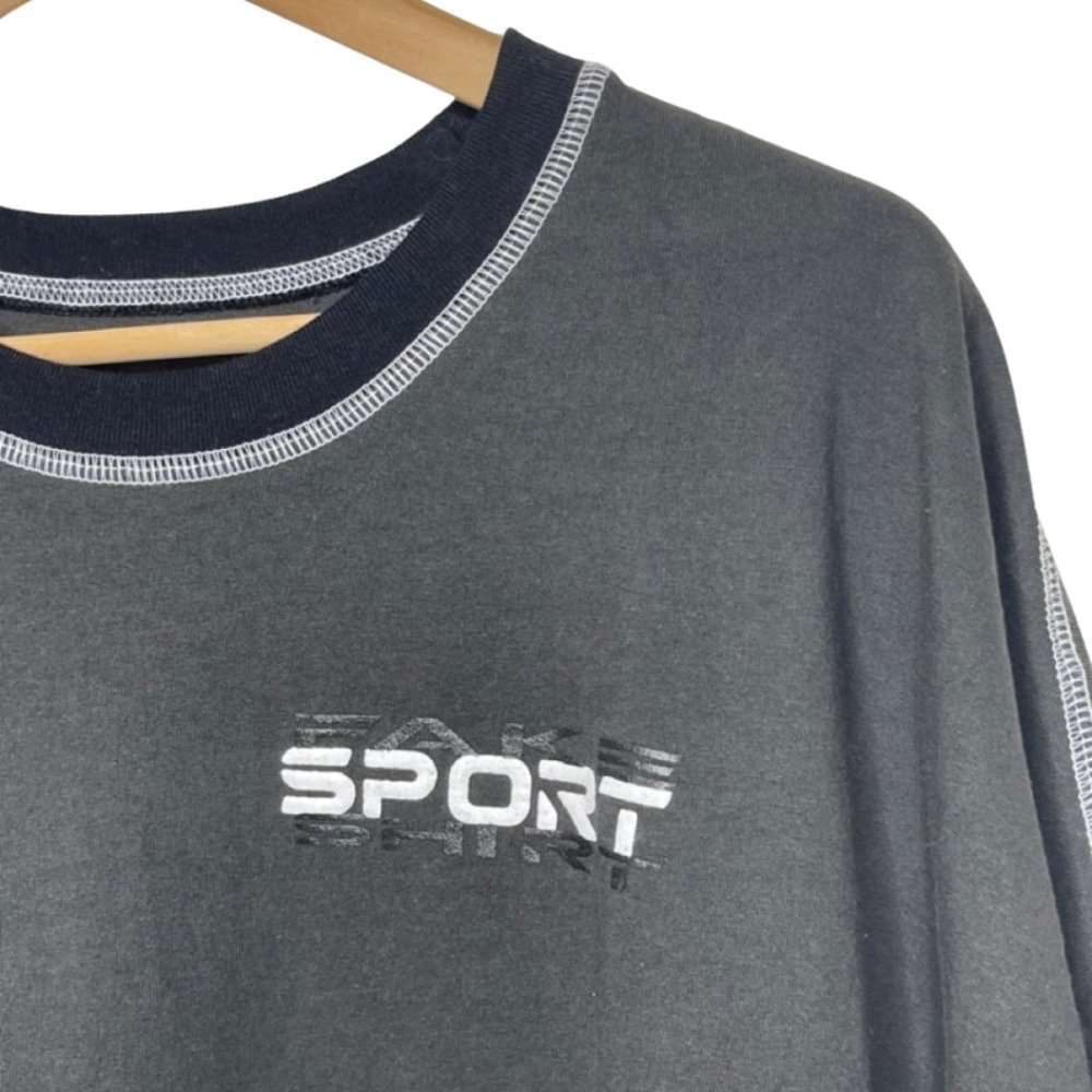 SPIRIT JERSEY | NWT Black & White Unisex NYC Fake Sports Shirt | Size XXL - Picture 5 of 11